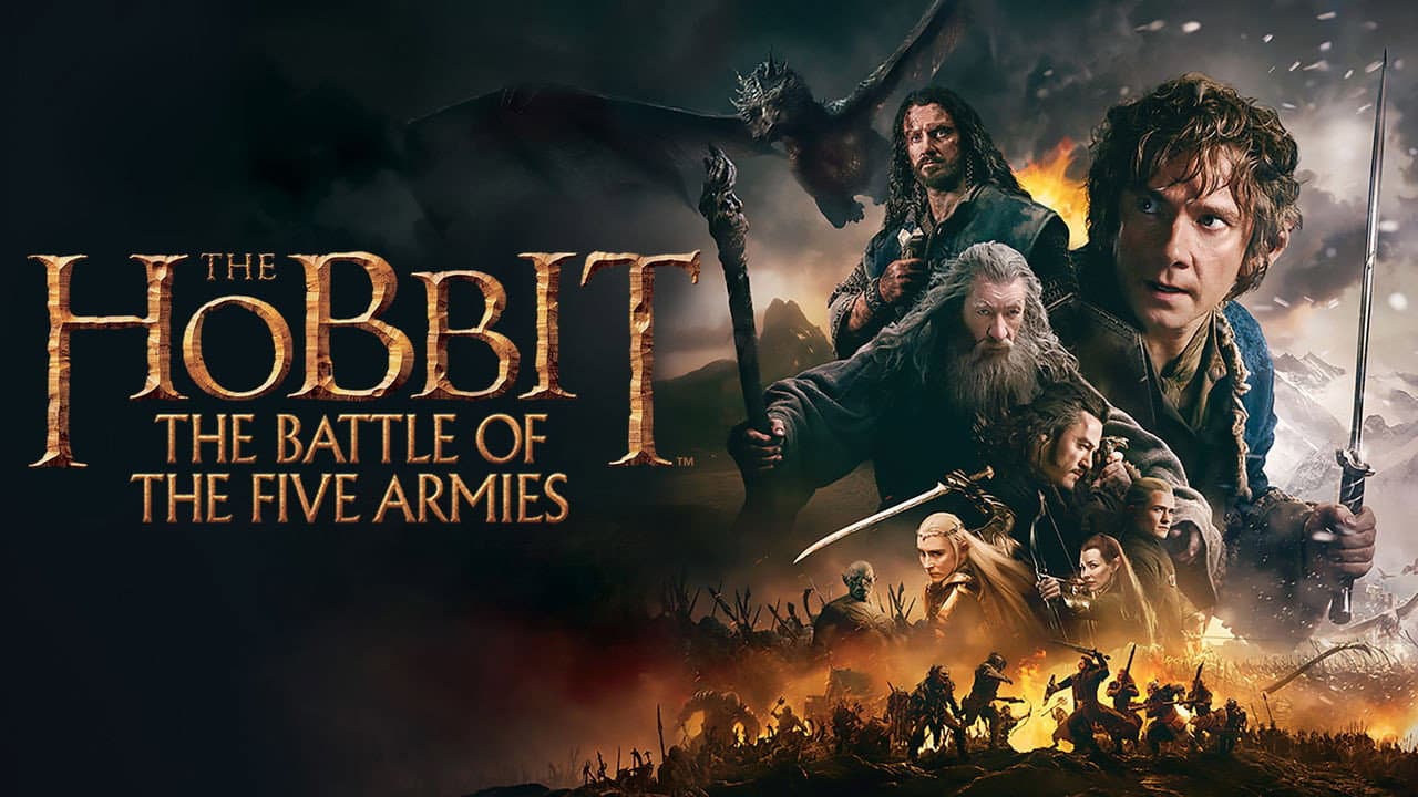 The Hobbit: The Battle of the Five Armies — backdrops with title 3
