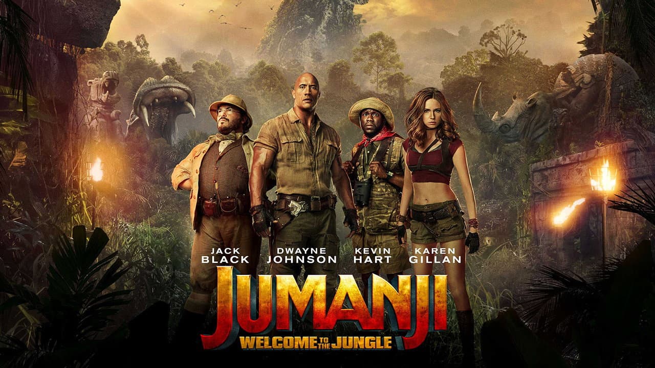 Jumanji: Welcome to the Jungle — backdrops with title 2