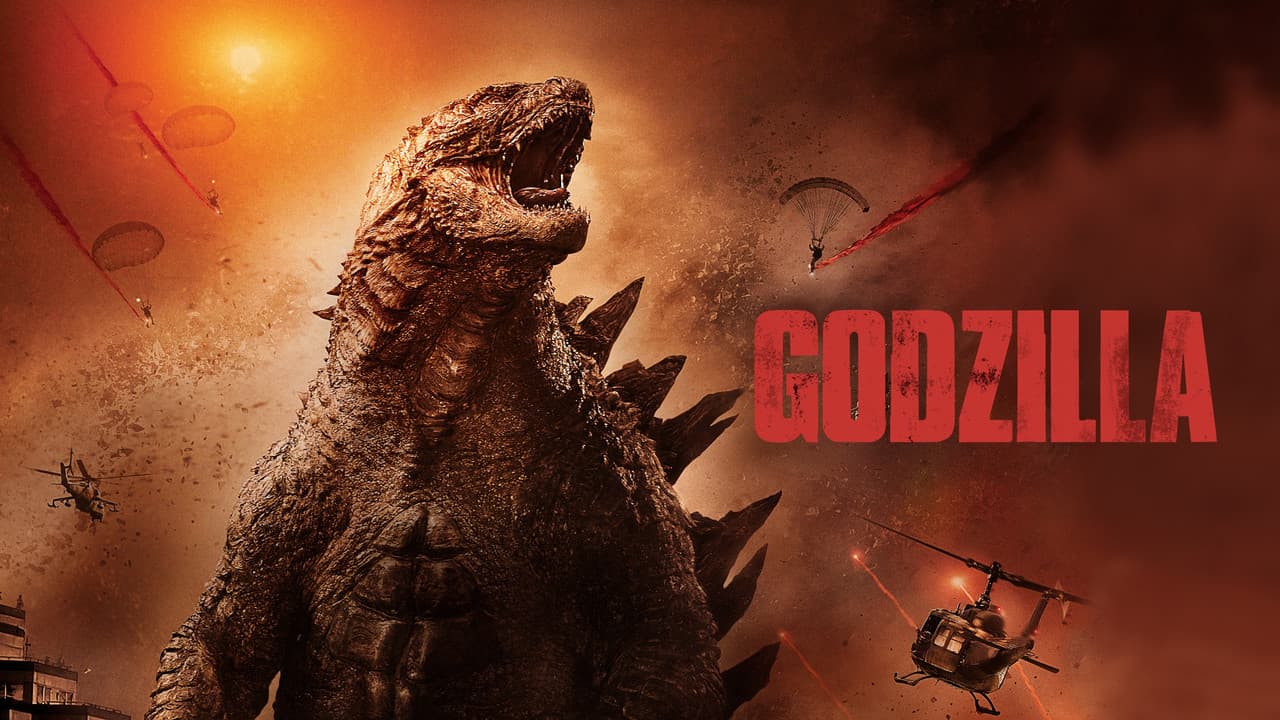 Godzilla — backdrops with title 1