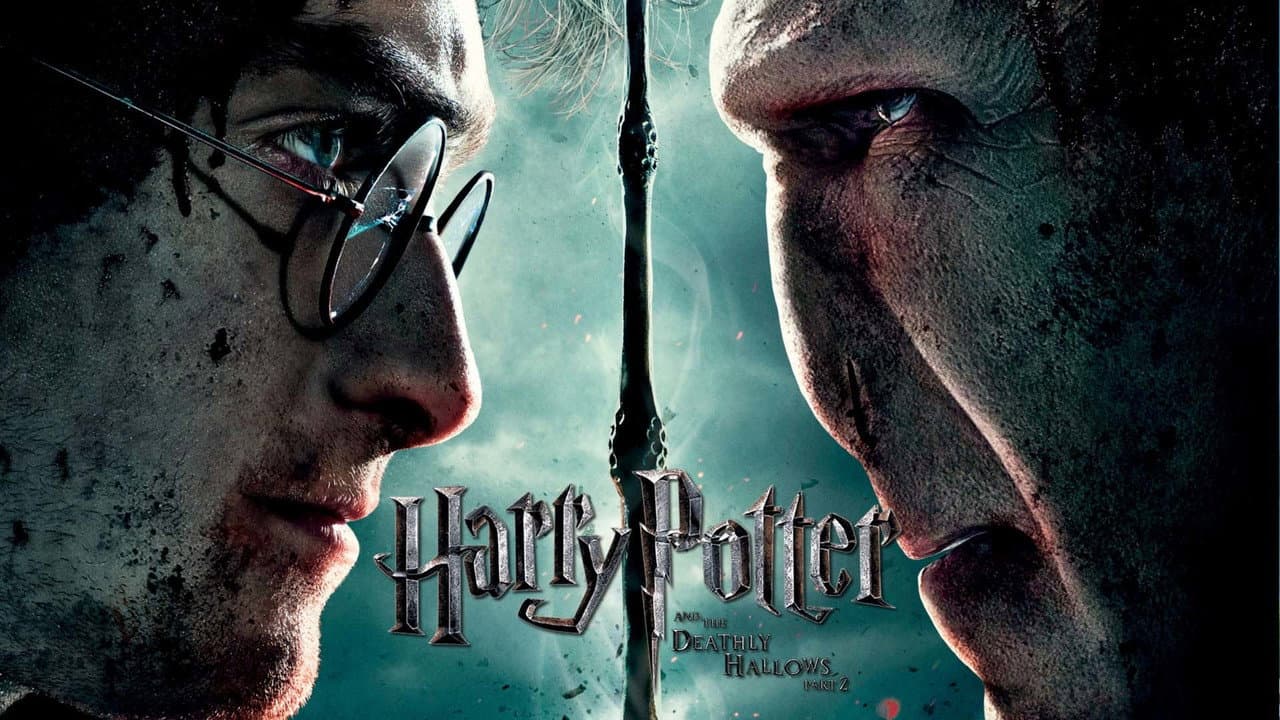 Harry Potter and the Deathly Hallows: Part 2 — backdrops with title 6