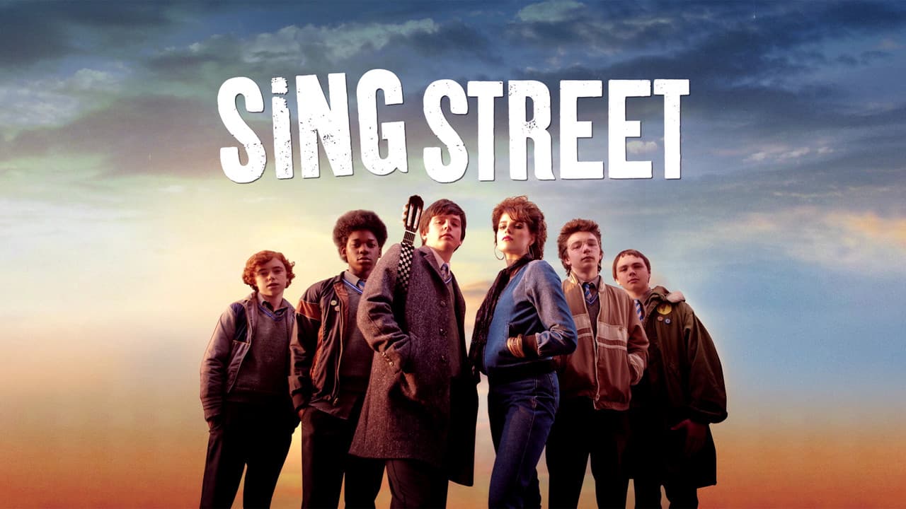 Sing Street — backdrops with title 1