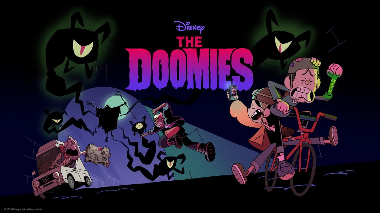 The Doomies — backdrops with title 5