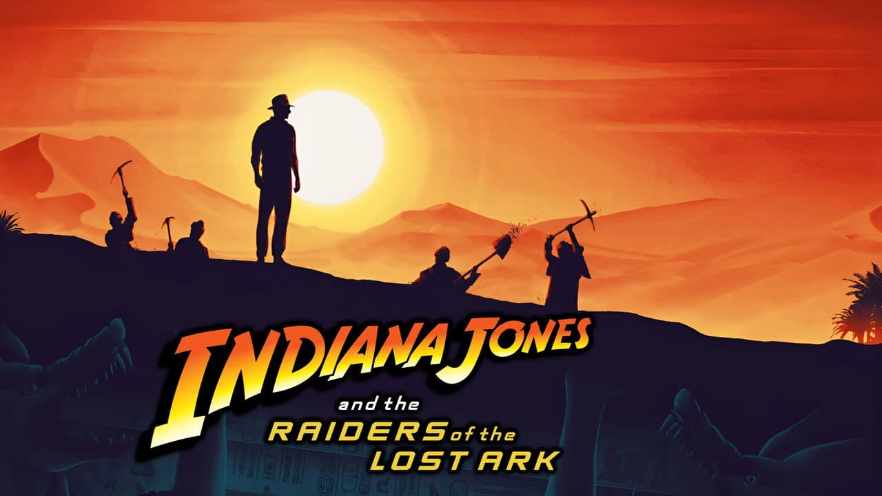 Raiders of the Lost Ark — backdrops with title 8