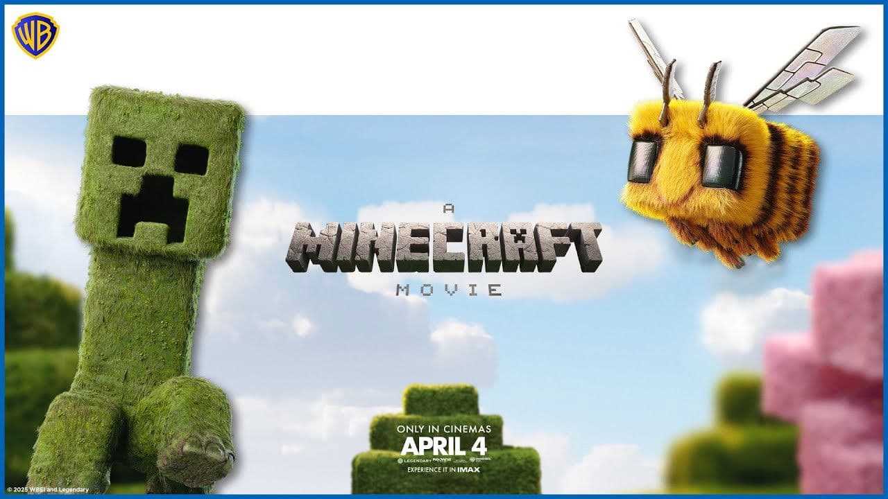 A Minecraft Movie — backdrops with title 5
