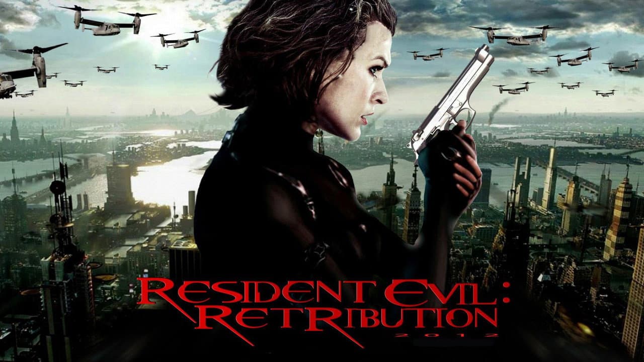 Resident Evil: Retribution — backdrops with title 4