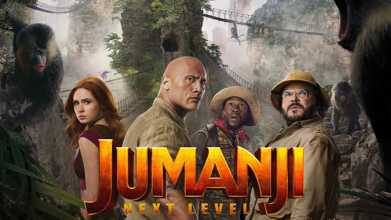 Jumanji: The Next Level — backdrops with title 5