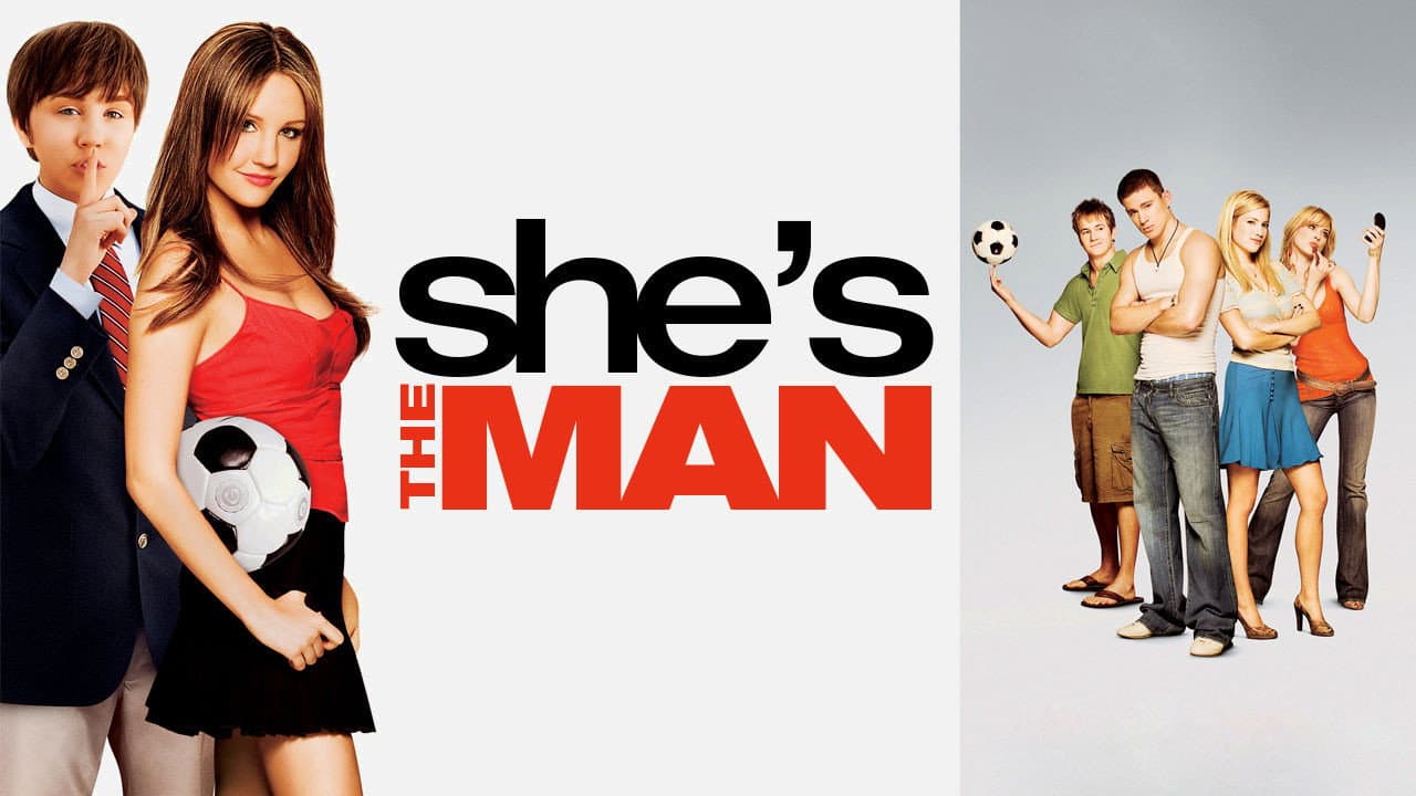 She's the Man — backdrops with title 4