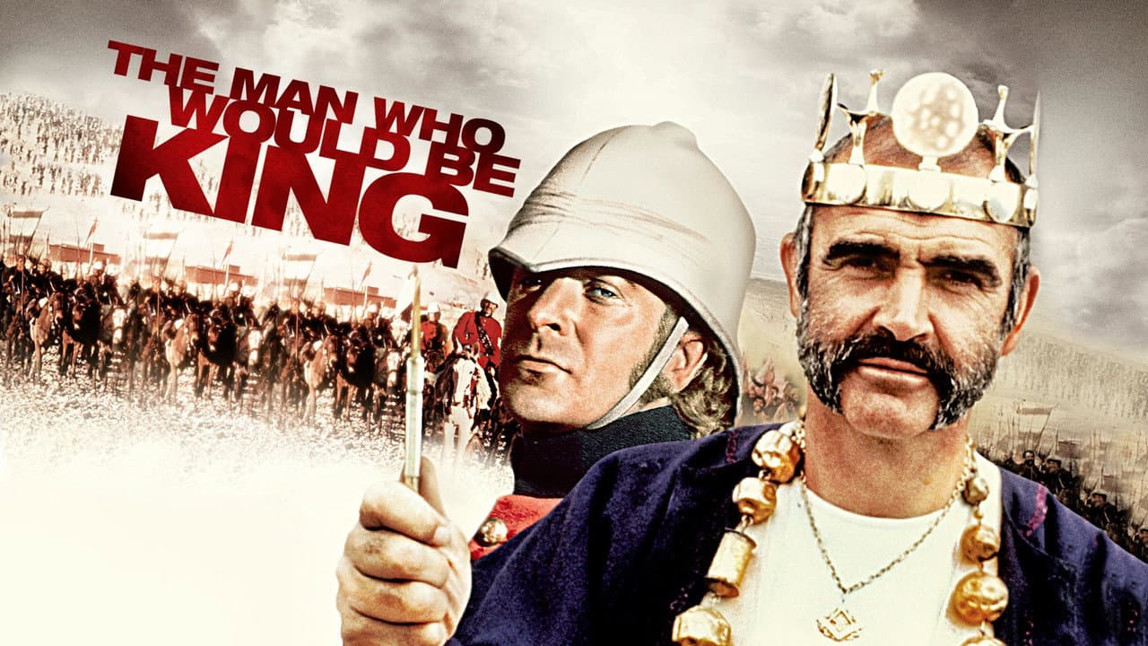 The Man Who Would Be King — backdrops with title 1