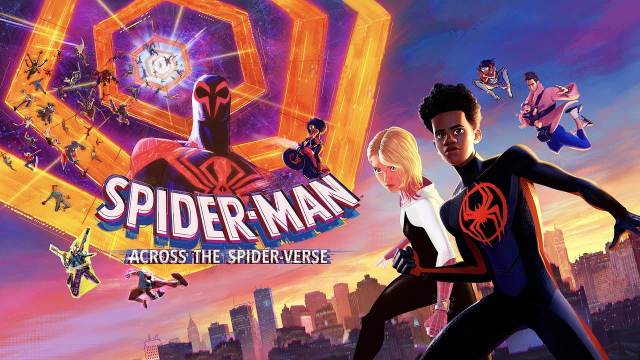 Spider-Man: Across the Spider-Verse — backdrops with title 7