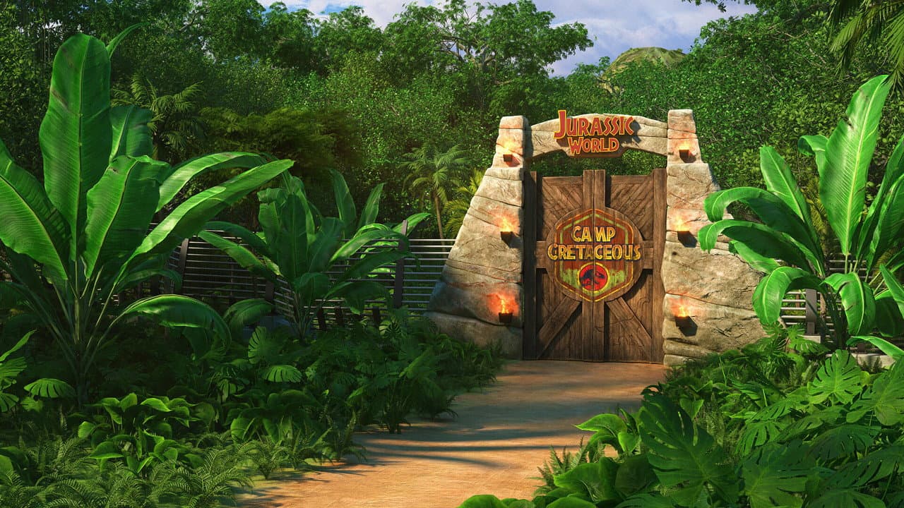 Jurassic World Camp Cretaceous — backdrops with title 4