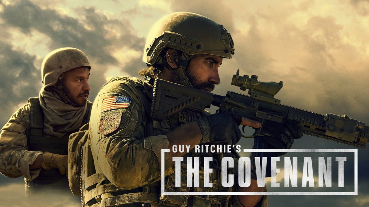 Guy Ritchie's The Covenant — backdrops with title 6