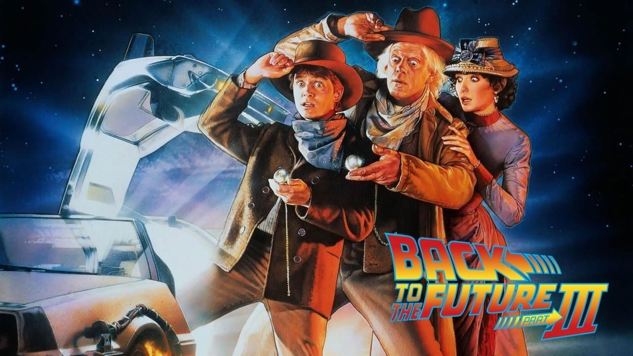 Back to the Future Part III — backdrops with title 1