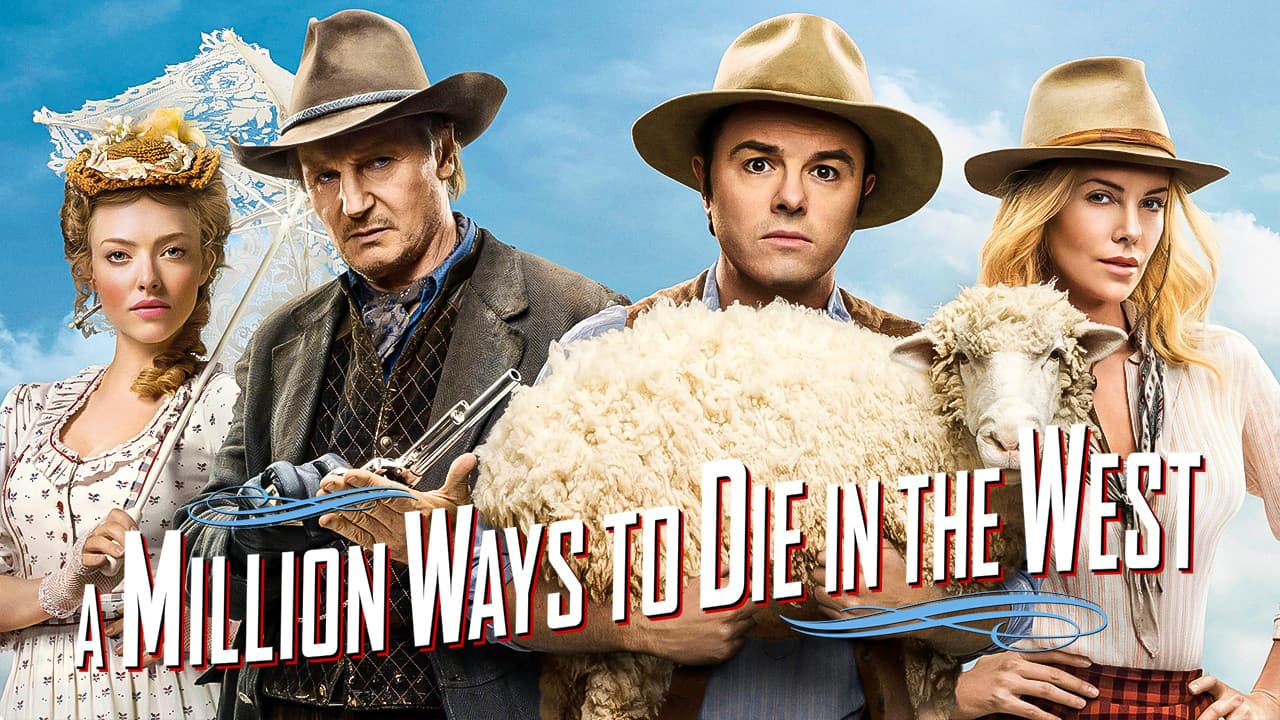 A Million Ways to Die in the West — backdrops with title 7