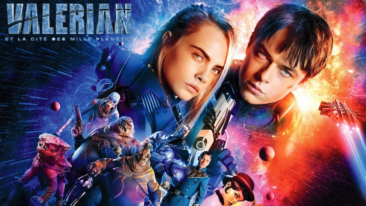 Valerian and the City of a Thousand Planets — backdrops with title 5