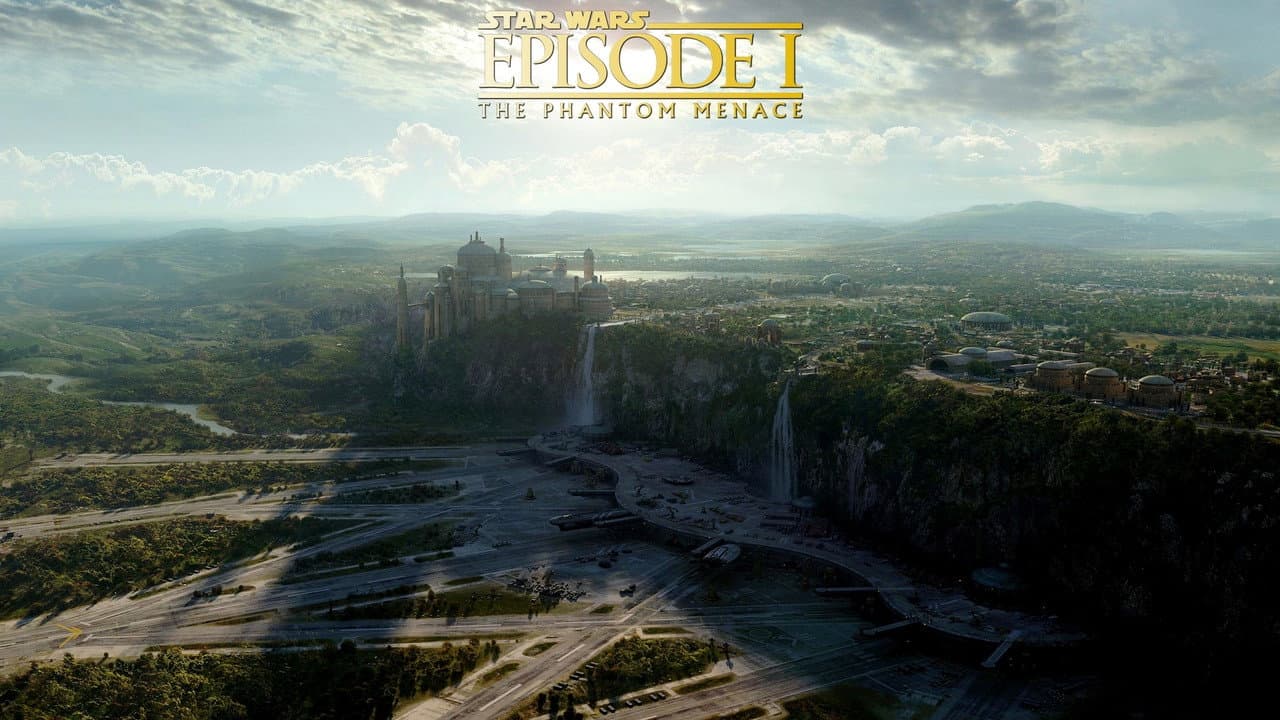 Star Wars: Episode I - The Phantom Menace — backdrops with title 8