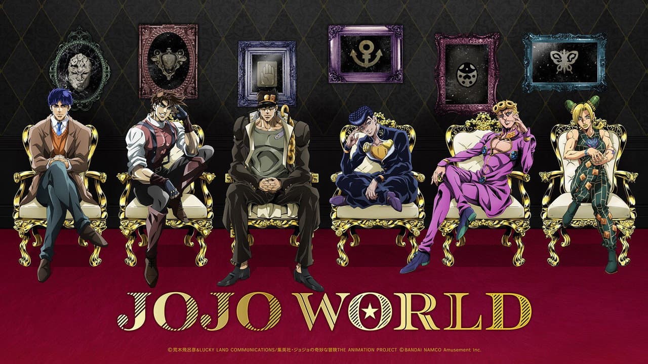 JoJo's Bizarre Adventure — backdrops with title 4