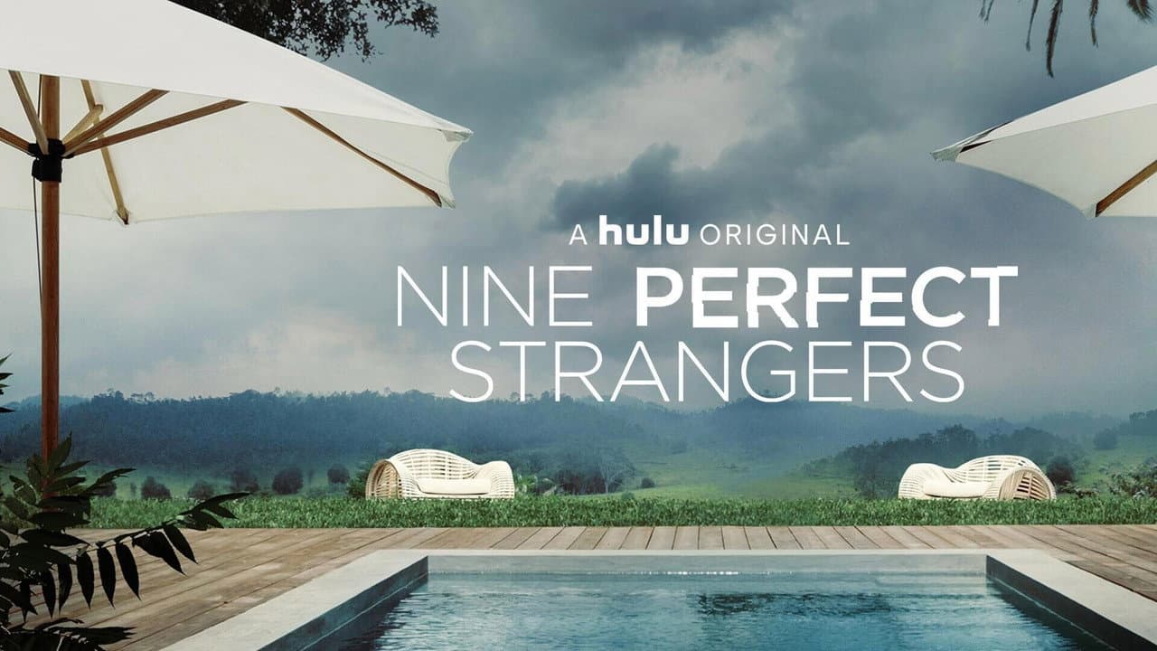 Nine Perfect Strangers — backdrops with title 3