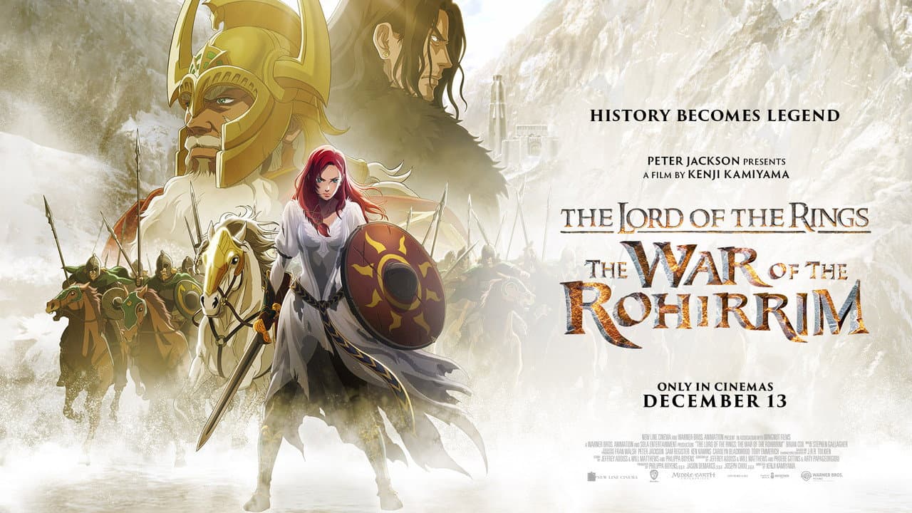 The Lord of the Rings: The War of the Rohirrim — backdrops with title 7