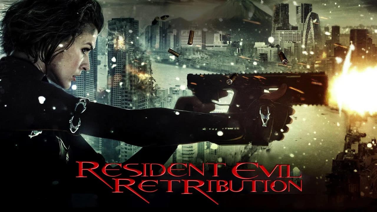 Resident Evil: Retribution — backdrops with title 1