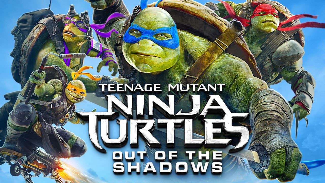 Teenage Mutant Ninja Turtles: Out of the Shadows — backdrops with title 5