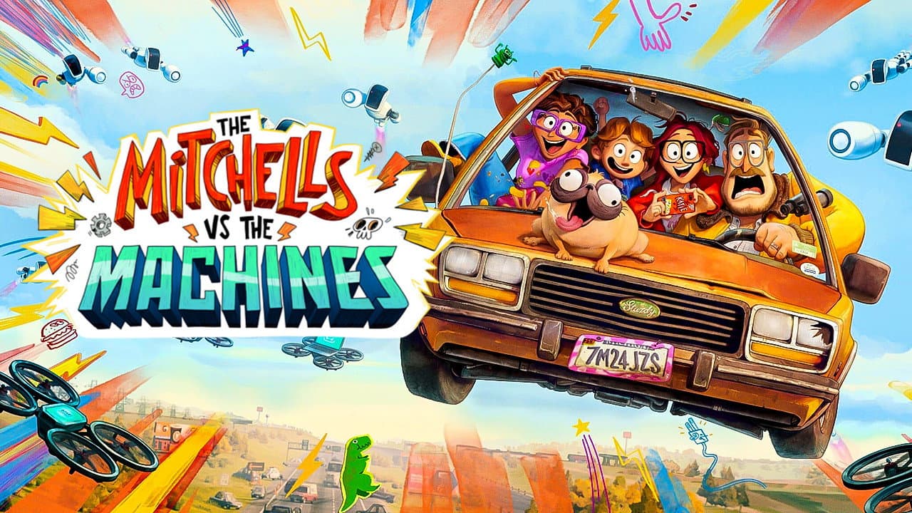 The Mitchells vs. the Machines — backdrops with title 8
