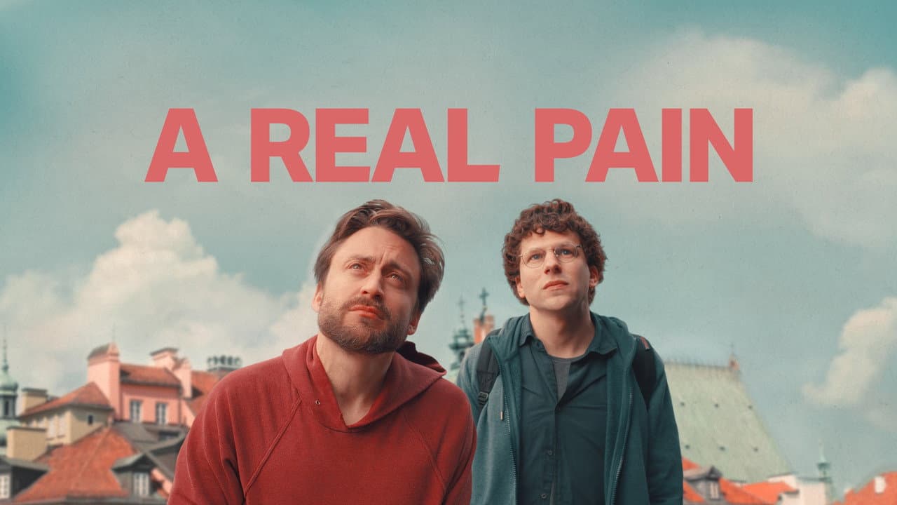 A Real Pain — backdrops with title 1