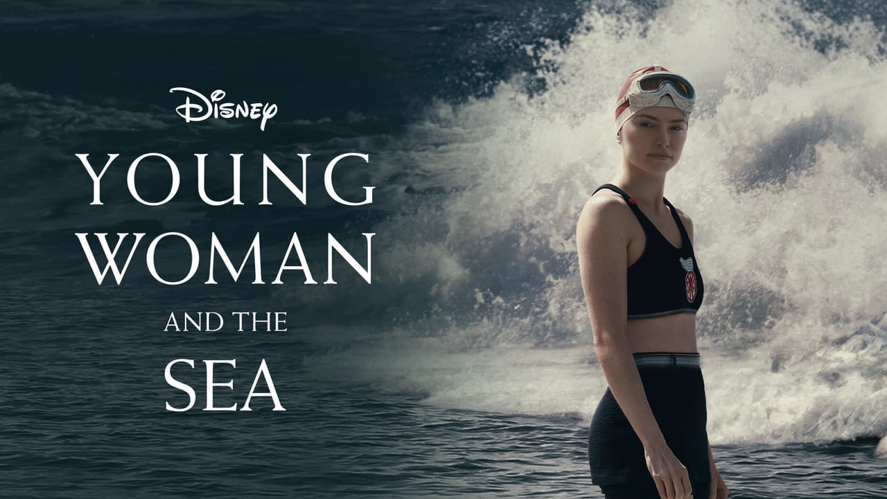 Young Woman and the Sea — backdrops with title 1