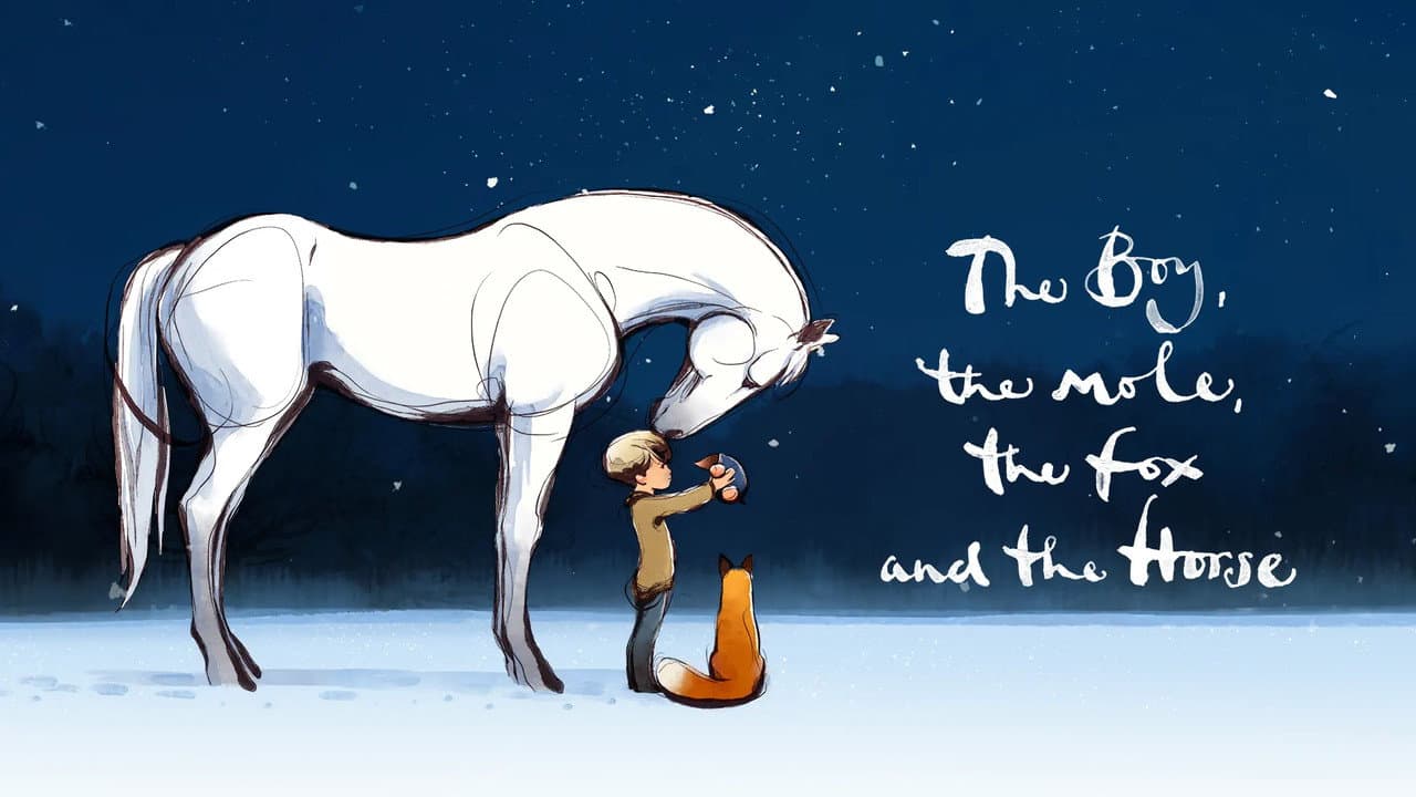 The Boy, the Mole, the Fox and the Horse — backdrops with title 3