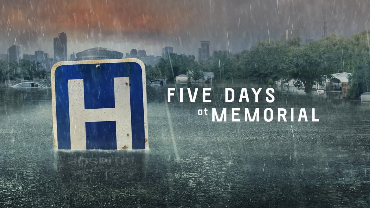 Five Days at Memorial — backdrops with title 4