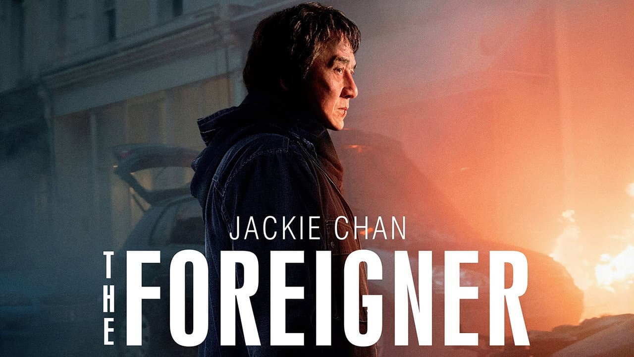 The Foreigner — backdrops with title 2