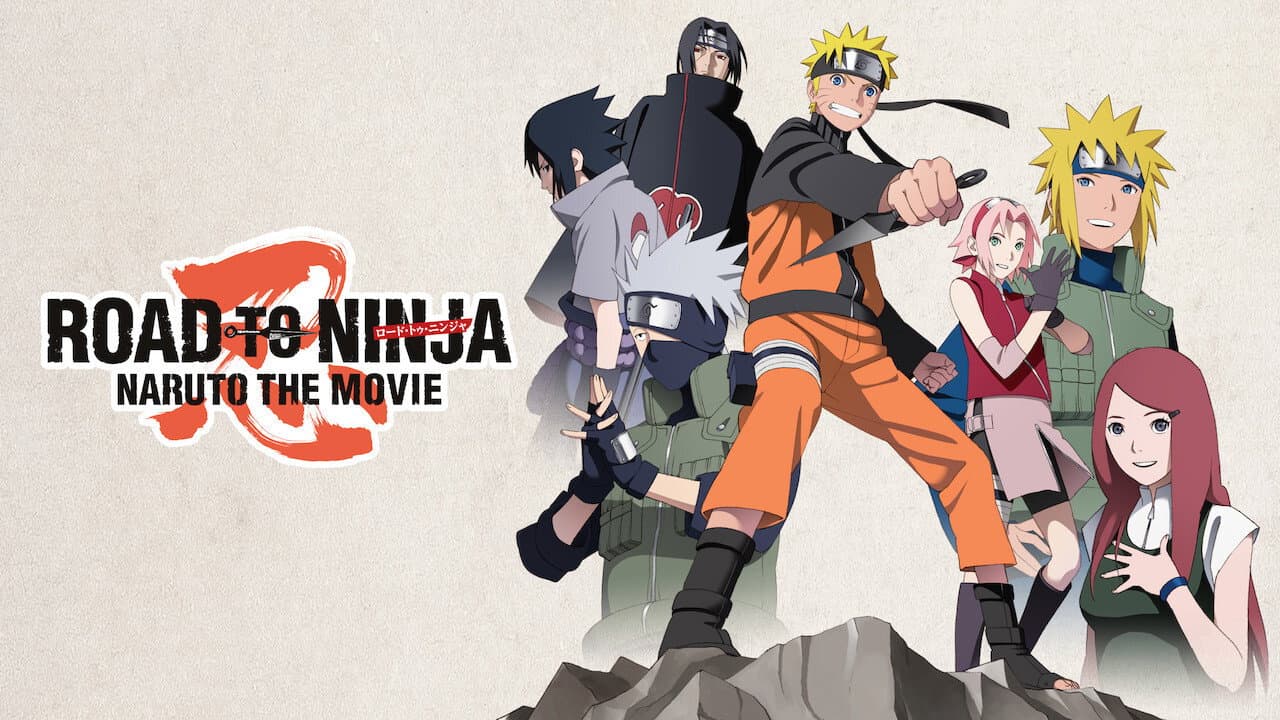 Road to Ninja: Naruto the Movie — backdrops with title 2