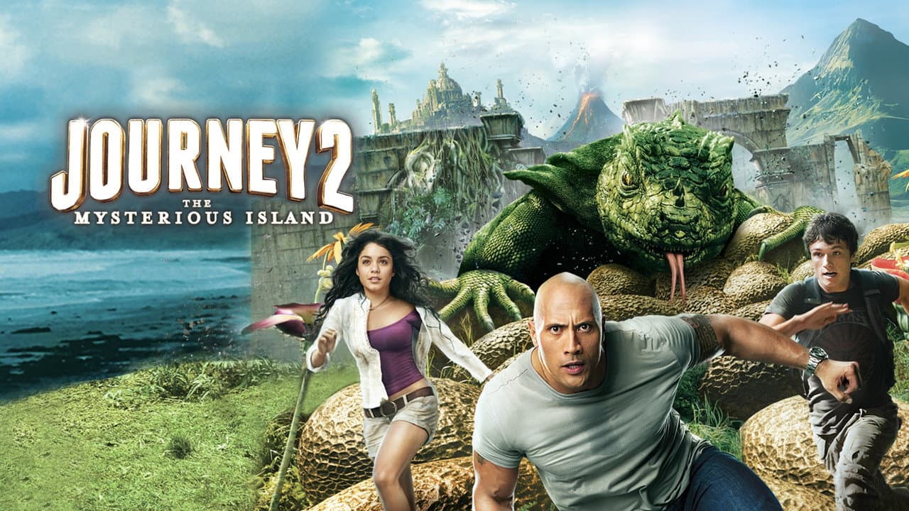 Journey 2: The Mysterious Island — backdrops with title 1