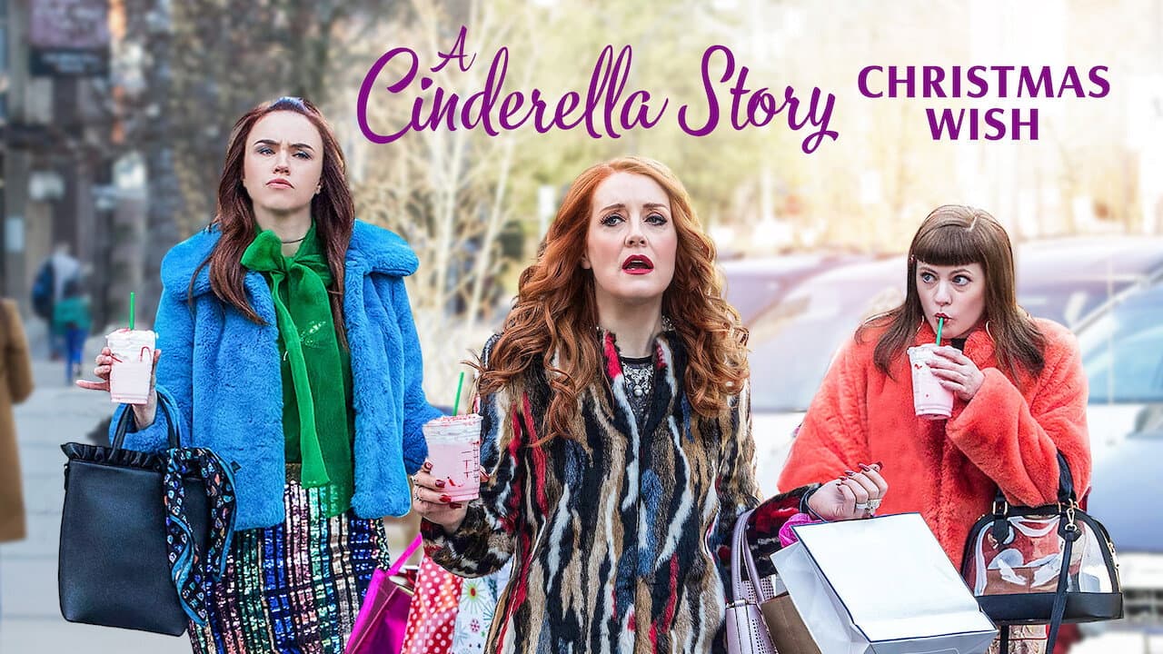 A Cinderella Story: Christmas Wish — backdrops with title 3