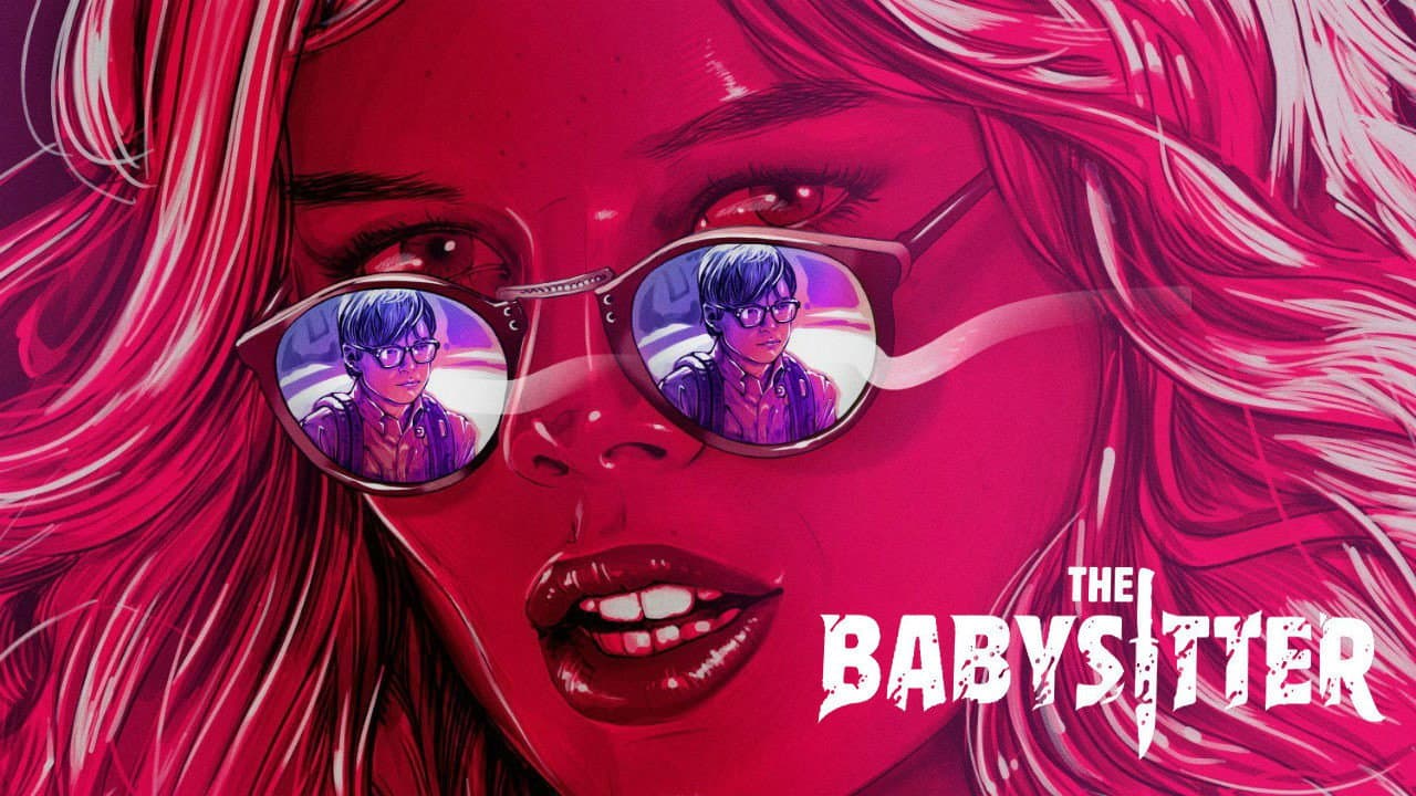 The Babysitter — backdrops with title 1
