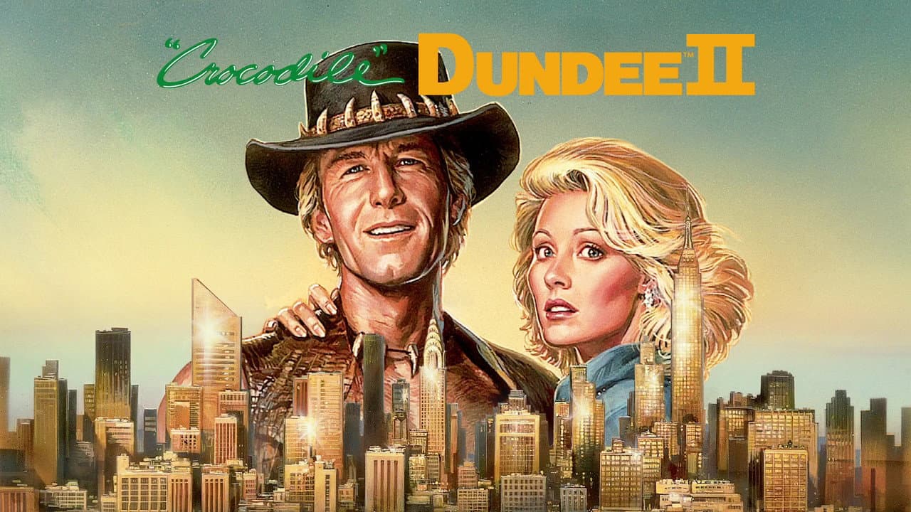 Crocodile Dundee II — backdrops with title 2