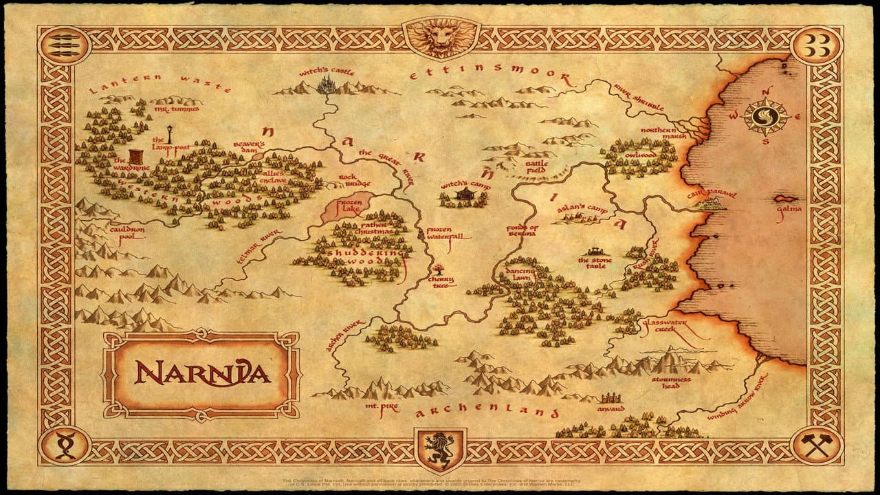 The Chronicles of Narnia: The Lion, the Witch and the Wardrobe — backdrops with title 5