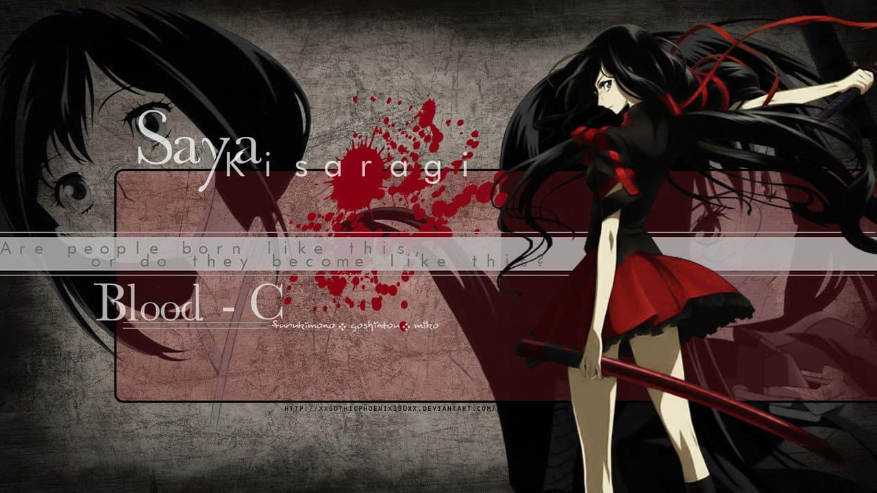 BLOOD-C — backdrops with title 3