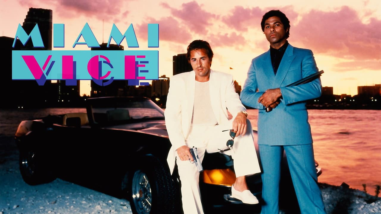 Miami Vice — backdrops with title 4