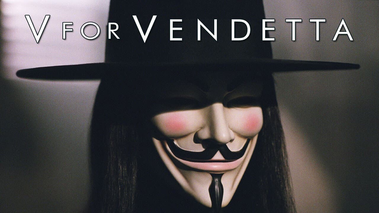 V for Vendetta — backdrops with title 7
