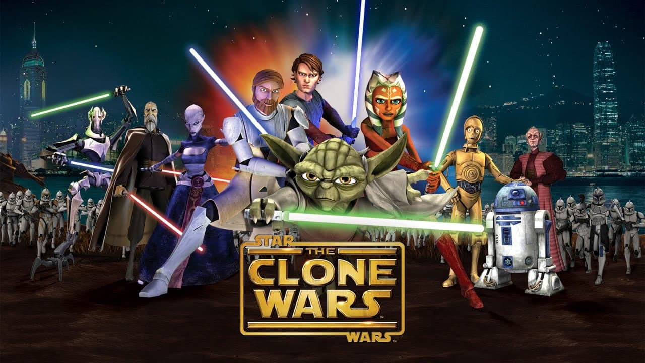 Star Wars: The Clone Wars — backdrops with title 4