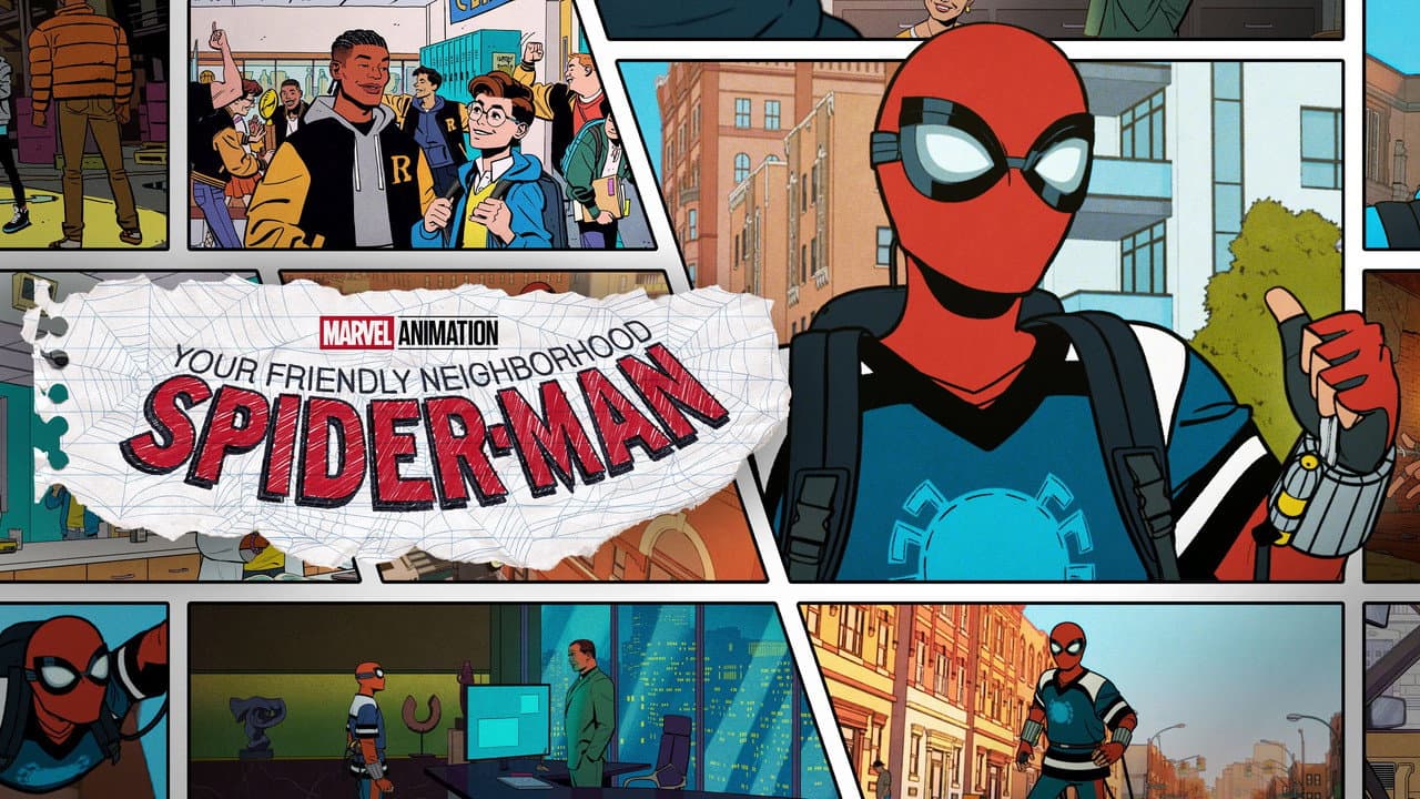 Your Friendly Neighborhood Spider-Man — backdrops with title 1