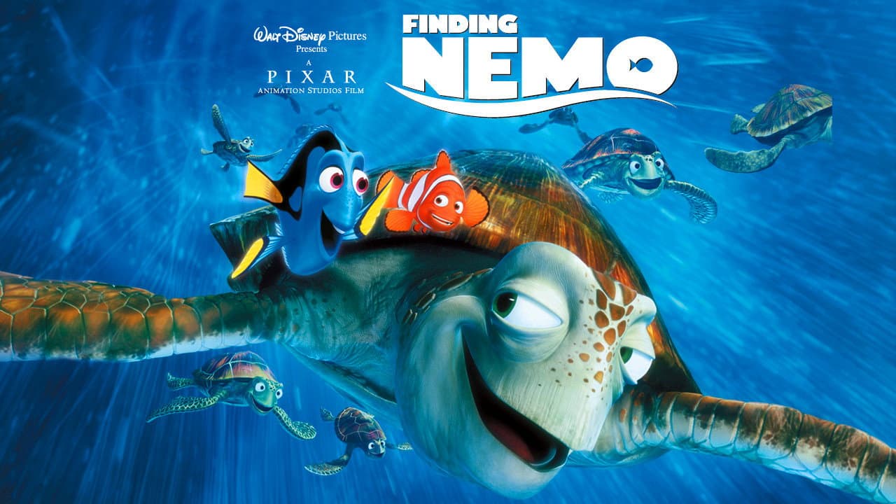 Finding Nemo — backdrops with title 4