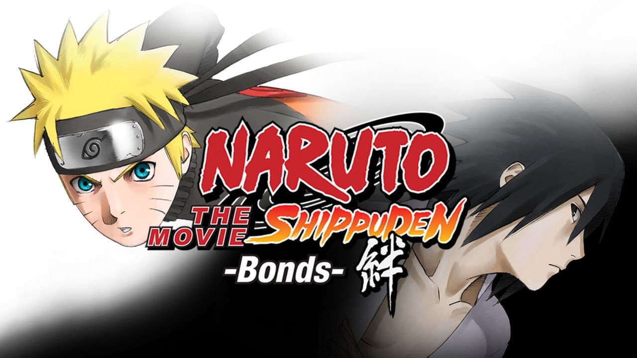 Naruto Shippuden the Movie: Bonds — backdrops with title 1