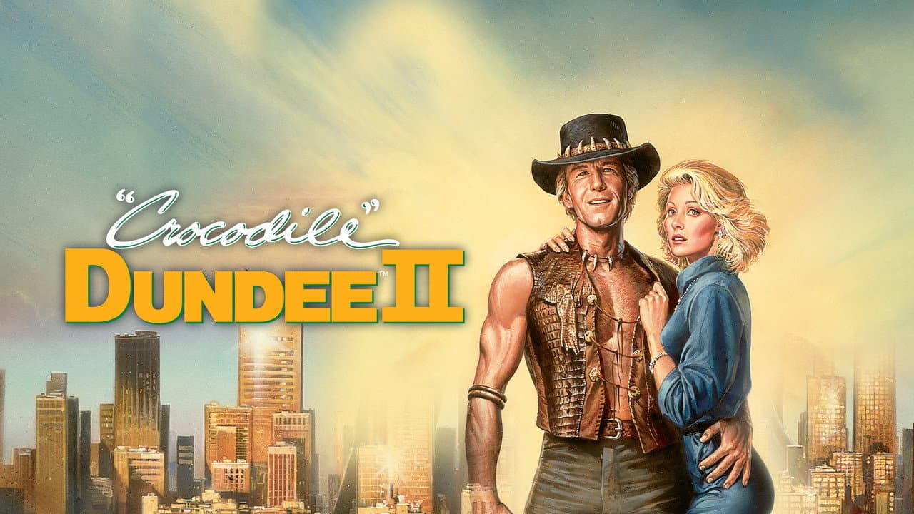 Crocodile Dundee II — backdrops with title 1