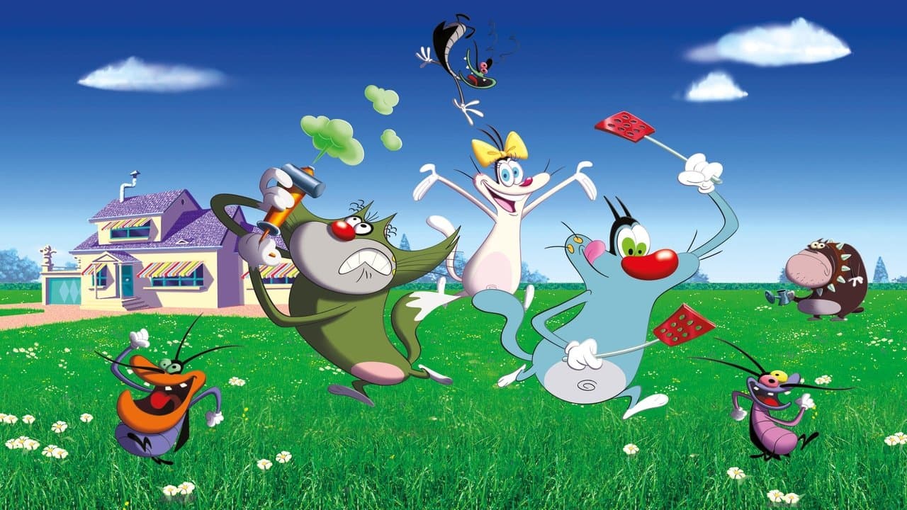 Oggy and the Cockroaches — backdrops 1