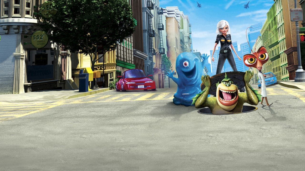 Monsters vs Aliens — backdrops 1
