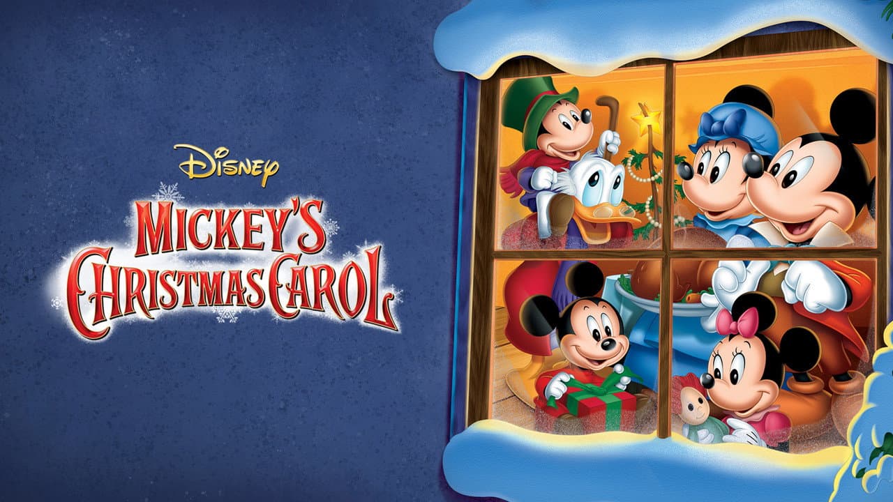 Mickey's Christmas Carol — backdrops with title 7