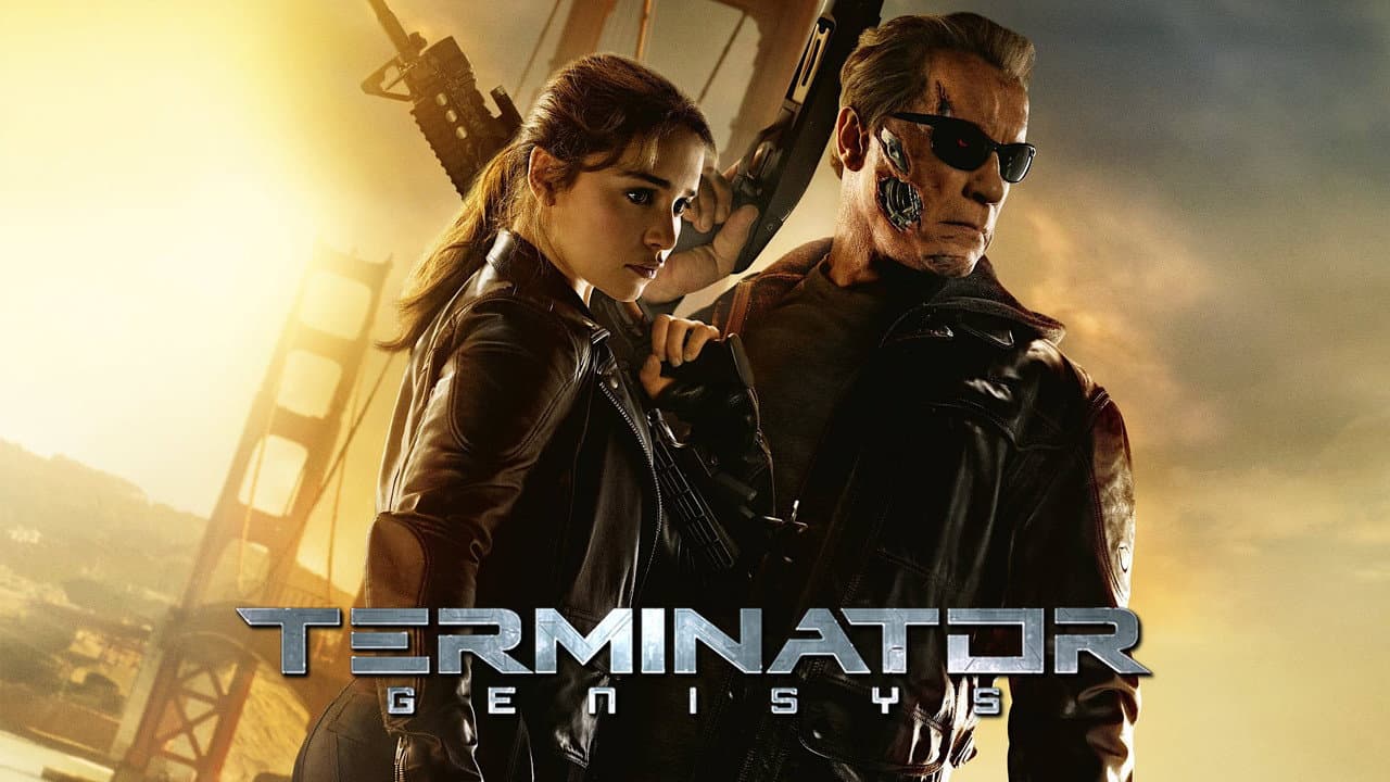 Terminator Genisys — backdrops with title 8