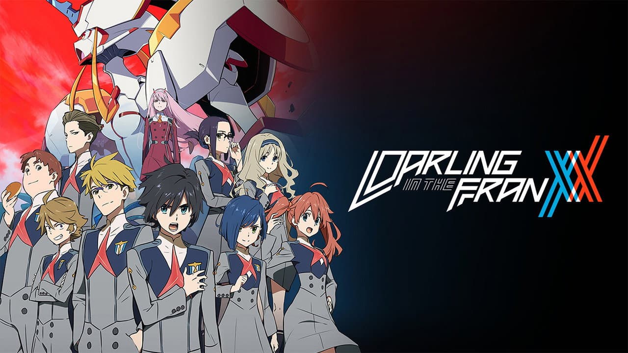 DARLING in the FRANXX — backdrops with title 1