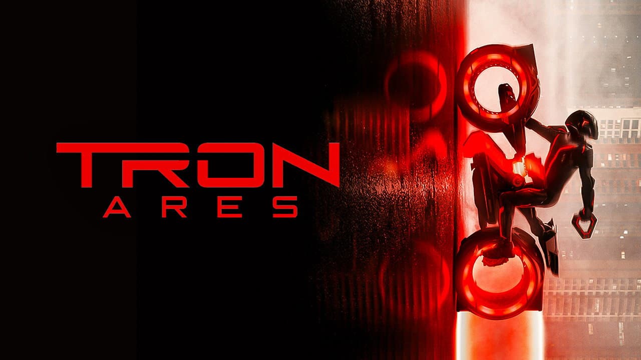 TRON: Ares — backdrops with title 3